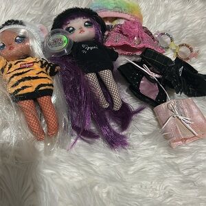 Nanana lot of girl doll cloths and accessories 2020